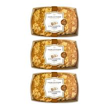 K Girls Kitchen 3-pack 12 oz. Baked Cinnamon Crumble Bread