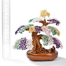 KALIFANO Gemstone Bonsai Tree of Life Sculpture