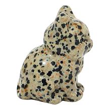 KALIFANO Gemstone Cat Carving