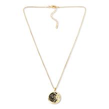 KALIFANO Pyrite Cluster Sunshine Pendant with 18" Chain