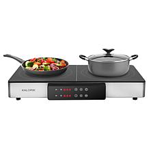 Kalorik MAXX 2-in-1 Electric Griddle with Double Cooktop
