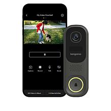 Kangaroo Security Video Doorbell with Chime and Yard Sign