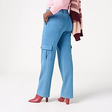 KAP by Kaphill Slim Knit Denim Cargo Pant