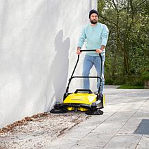 Karcher S 4 Twin Walk-Behind Hand Push Sweeper - 5.25 Gal. Capacity