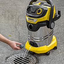 Karcher WD 6PS Multi-Purpose 8 Gallon Wet-Dry Vacuum with Attachments