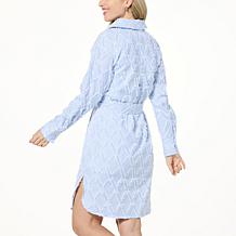 kathy ireland® Fashion 360 Angelina Belted Shacket Dress