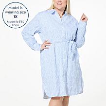 kathy ireland® Fashion 360 Angelina Belted Shacket Dress