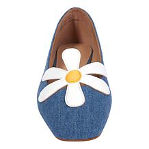 Katy Perry The Evie Daisy Flat In Radiant Red