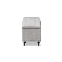 Kaylee Fabric Upholstered Button-Tufting Storage Ottoman Bench