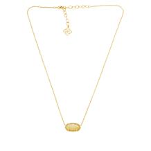 Kendra Scott Elisa 15" Yellow Mother-of-Pearl Pendant Necklace