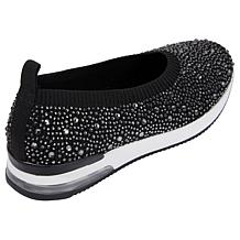 Kenneth Cole Reaction Evaline Stretch Knit Jeweled Ballet Flat