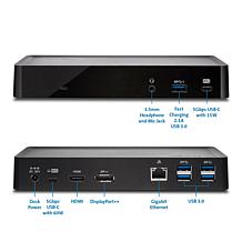 Kensington SD4700P Universal USB-C and USB 3.0 Docking Station