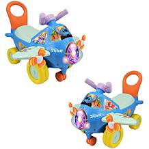 Kiddieland: Activity Plane: Stitch Light & Sound Foot-To-Floor Vehicle