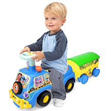 Kiddieland Lights N’ Sounds Beach Car with Trailer – Stitch