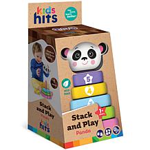 Kids Hits Stack and Play Panda Wooden Stacking and Sorting Ring Toy