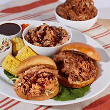 Killer Grillers BBQ 4 lbs. Pulled Pork & Chicken with BBQ Sauce AS