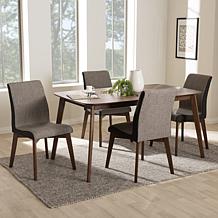 Kimberly Wood Upholstered 5-Piece Dining Set