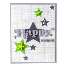 Kingston Crafts Die-Cut Acetate and Vellum Heart and Star Shapes