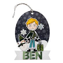 Kingston Crafts Holiday Paper Doll Ornament Kit - Set of 20