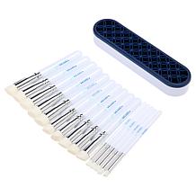 Kingston Crafts Set of 15 Assorted Brushes and Storage Unit