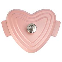Kitchen HQ 2.8-Quart Ceramic Nonstick Heart-Shaped Cast Iron Casserole