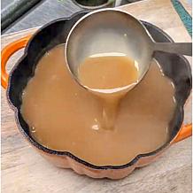 Kitchen HQ Cast Iron Diamond Ceramic Nonstick Pumpkin Casserole