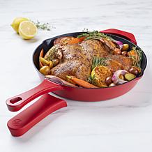 Kitchen HQ Diamond-Infused Ceramic Nonstick Cast Iron 12" Skillet