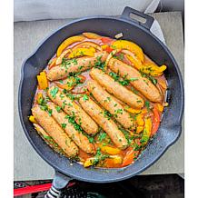 Kitchen HQ Diamond-Infused Ceramic Nonstick Cast Iron Skillet