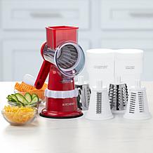 Kitchen HQ Speed Grater & Slicer with Suction Base & Drum Holder