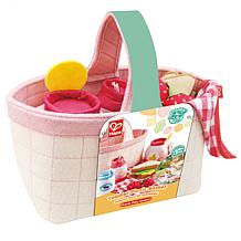 Kitchen Playset Toddler Picnic Set with Soft Food Items