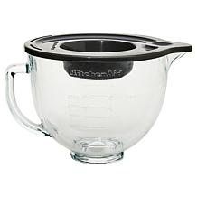 KitchenAid 5-Quart Stand Mixer with Glass Bowl and Flex Edge Beater