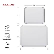 KitchenAid Classic Hard Plastic Cutting Board 2-Piece Set