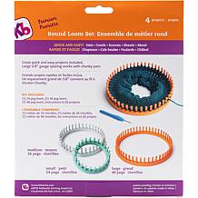 Knitting Board Chunky Round Loom Set of 3 - 48, 36 and 24 Pegs