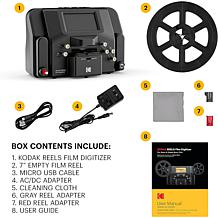Kodak REELS 8mm & Super 8 Film Scanner & Converter with 5” Screen