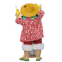 Kurt Adler 10" Fabriche Beach Santa 2-piece set