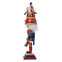 Kurt Adler 20" Hollywood Music Box Hat Nutcracker