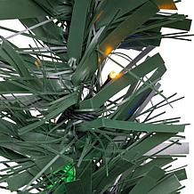 Kurt Adler 24' Pre-lit Green Pathway Garland with Stakes