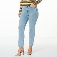 La Joie Comfort Stretch High-Rise Straight Leg Jean