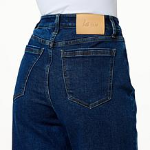 La Joie High-Rise Comfort Stretch Denim Wide Leg Jean