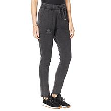 Laila Ali French Terry Denim Boyfriend Jogger