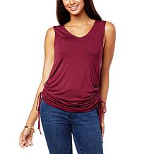 Laila Ali Side Ruched Tank