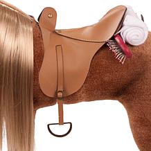 Large Horse Doll with Brushable Mane and Tail