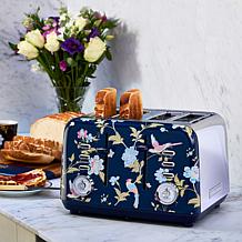 Laura Ashley VQ 4-Slice Toaster, Elveden Navy