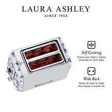 Laura Ashley VQ 4-Slice Toaster, Elveden White