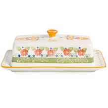 Laurie Gates Tierra 4pc Hand Painted Ceramic Tableware Accessory Set