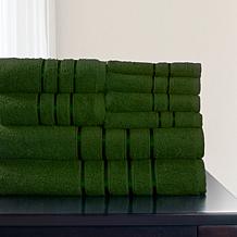 Lavish Home 100% Cotton Plush 8-piece Bath Towel Set