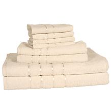 Lavish Home 100% Cotton Plush 8-piece Bath Towel Set