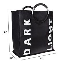 Lavish Home Double-Sectioned Large Laundry Hamper