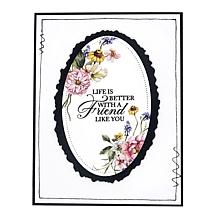 LDRS Creative Hand-Torn Edge-Look Oval and Circle Die Sets