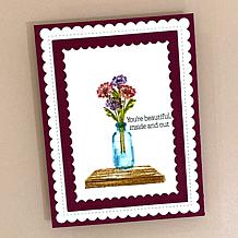 LDRS Creative Watercolor Effects Floral Stamp Set